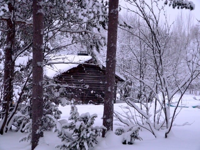 maison neige