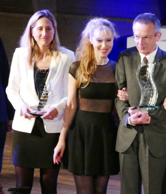 Stephanie Valloato et Patrice Leconte