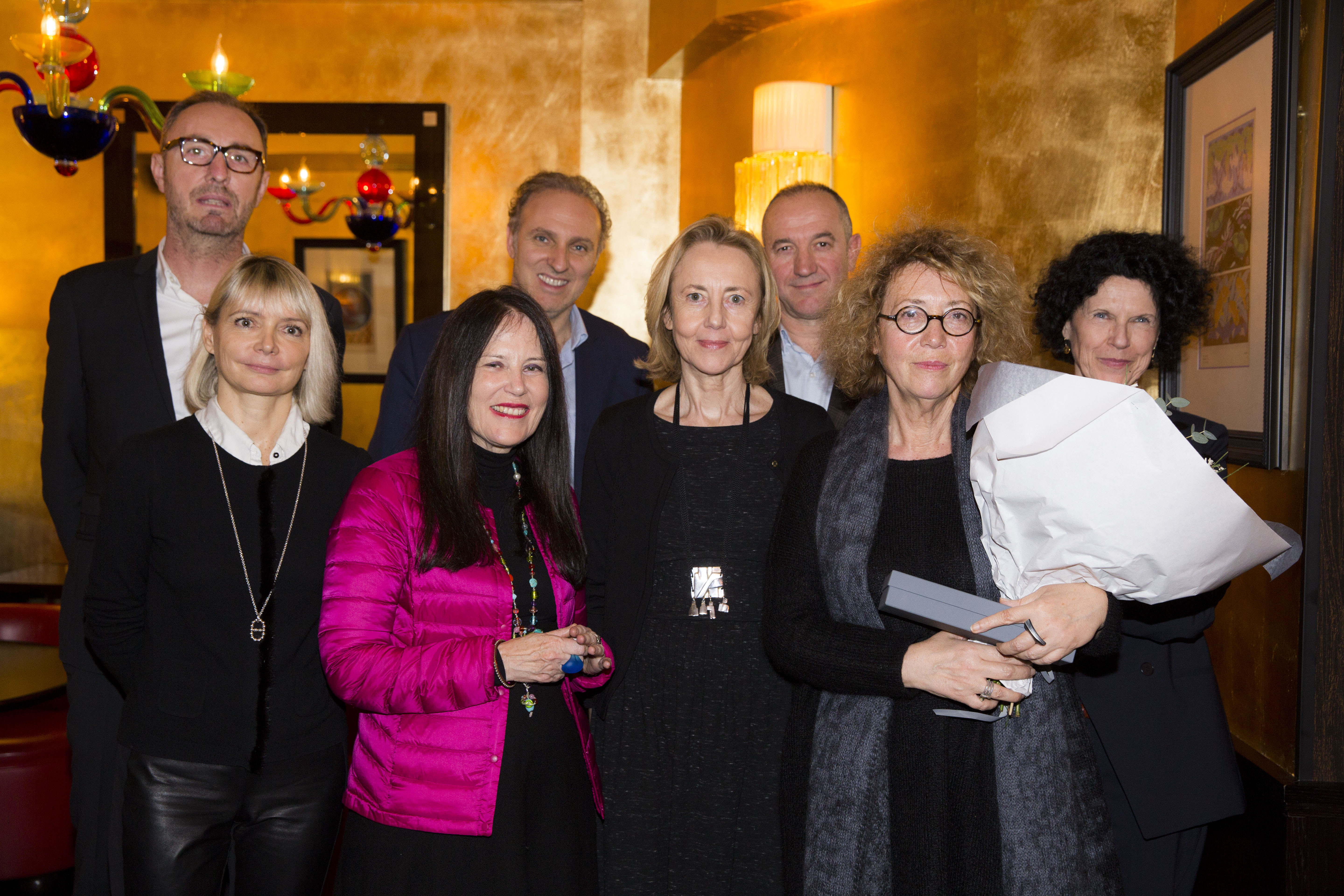 Remise du prix du roman Version Fémina 2015 à Jeanne BENAMEUR pour "Otages intimes" chez Actes Sud.