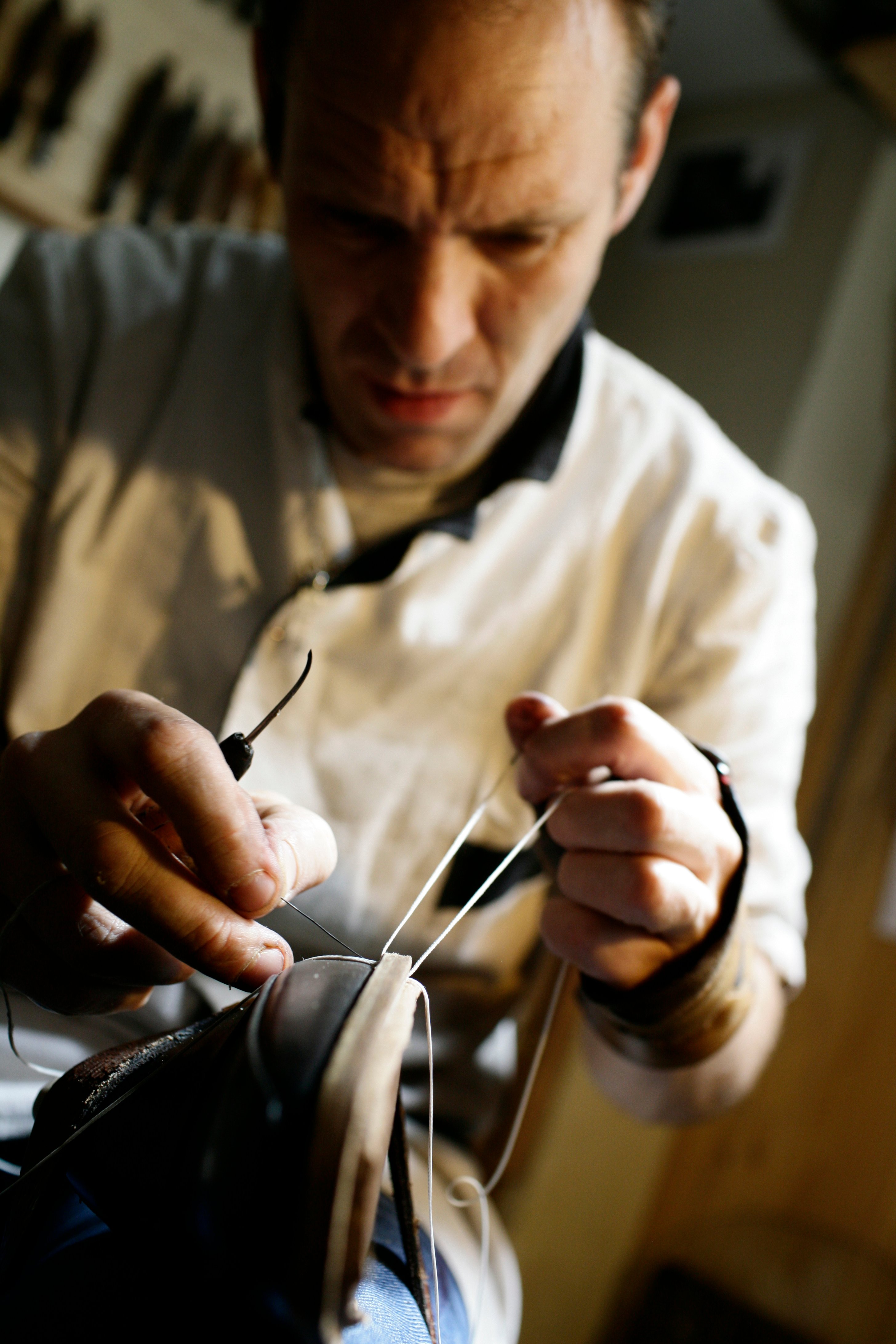 Pierre Corthay - bottier - © Magali Delporte-Picturetank