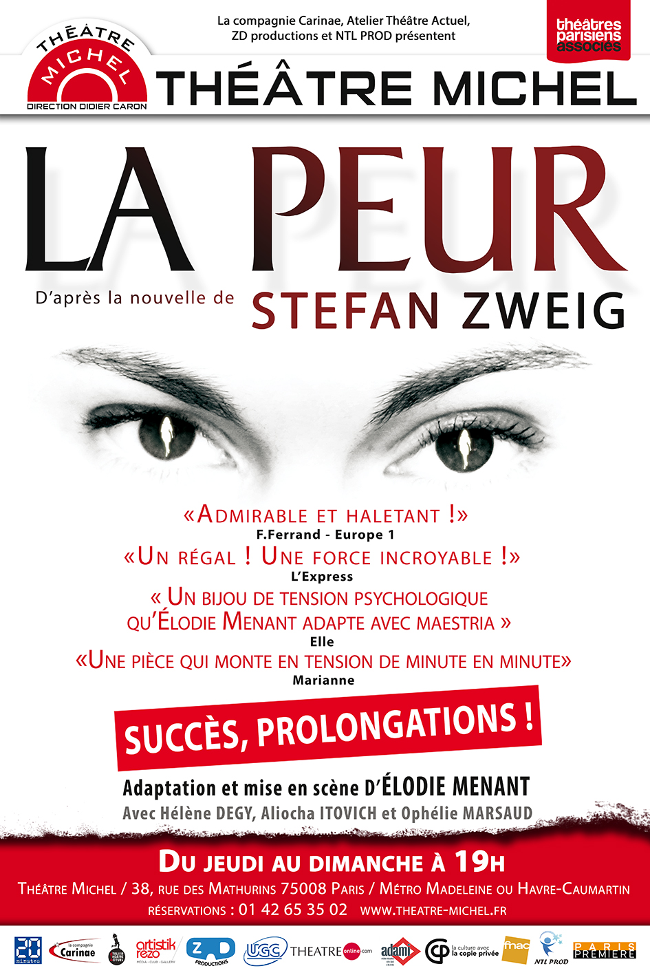 La Peur Prolongations officielle