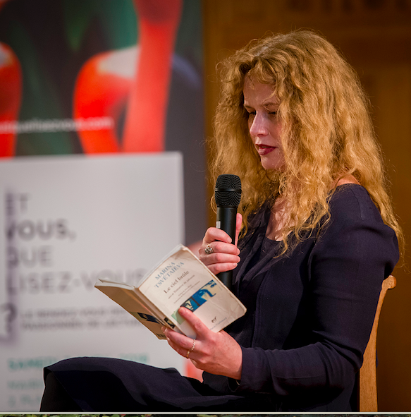 Florence Darel,, édition 2018 - Et vous que lisez-vous ? Crédit : Eugénie Martinez