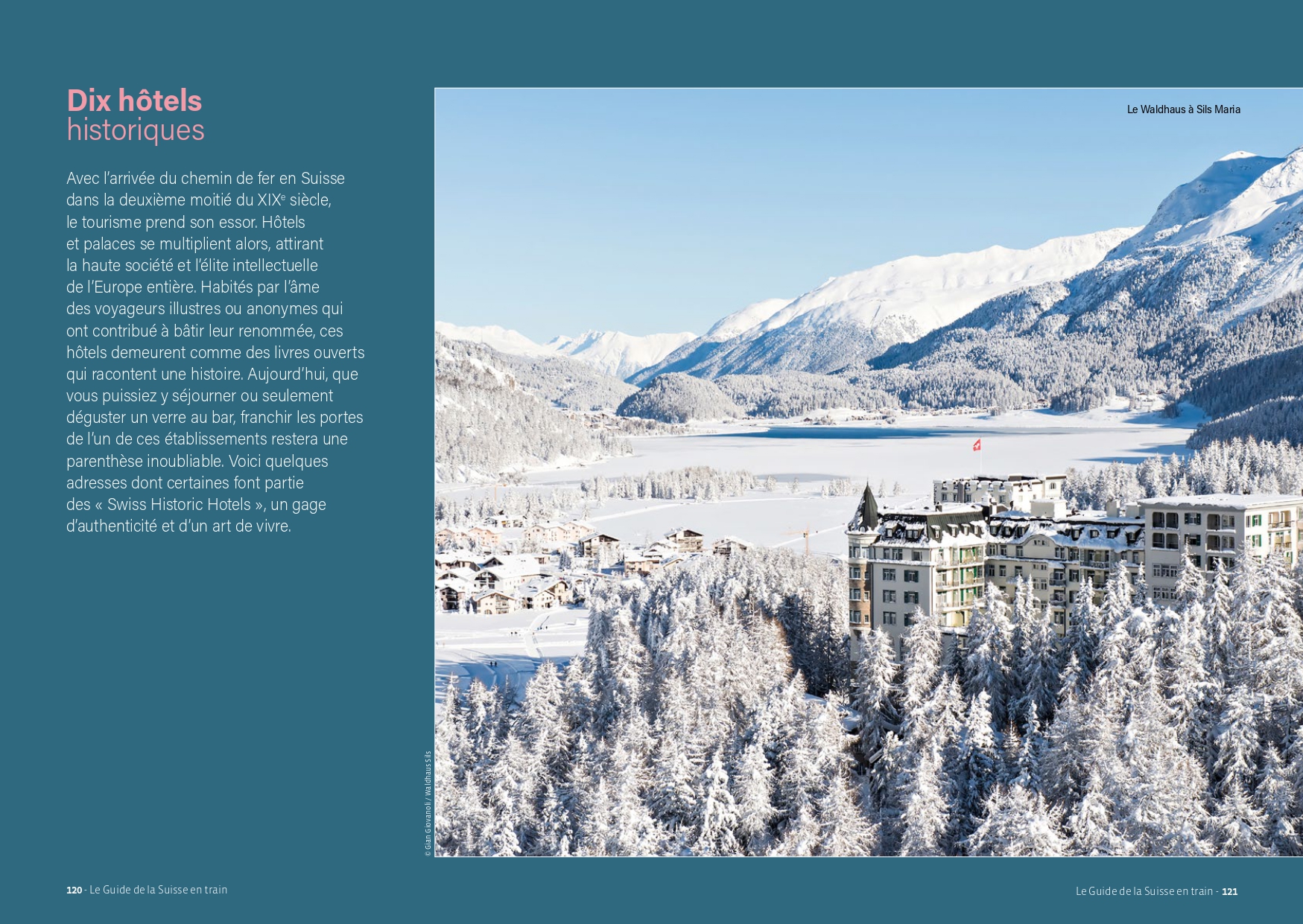 Extrait du Guide de la Suisse en train (Ed. La Vie du Rail)