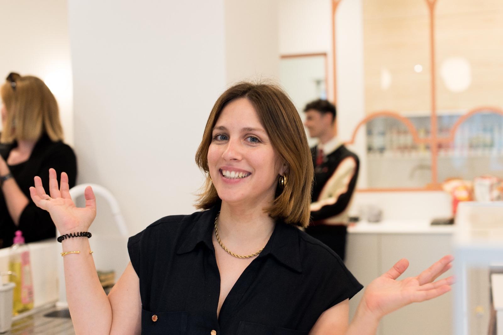 Geneviève Landsmann, la fondatrice du Café Pli