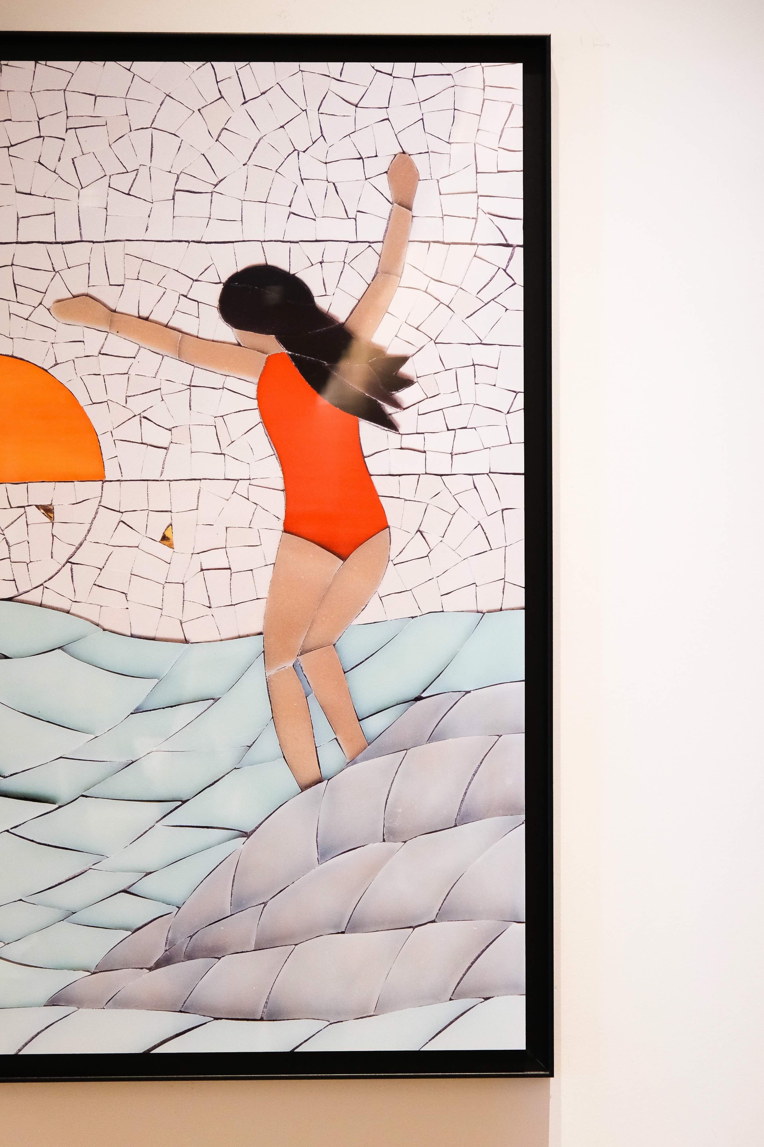 Thalazur - Saint-Jean-de-Luz - Fresque de l'artiste biarrote Delphine Priem